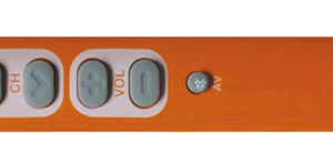 Ovládač diaľkový  SEKI   SLIM oranžový pre seniorov - univerzálny - veľké tlačidlá